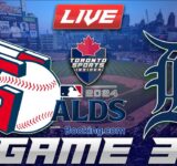 Cleveland Guardians vs Detroit Tigers ALDS Game 3 LIVE Stream Game Audio | MLB Playoffs Cast & Chat