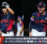 【ハイライト】ラグザス presents 第32回 WBSC U-18 野球ワールドカップ プエルトリコ vs 日本