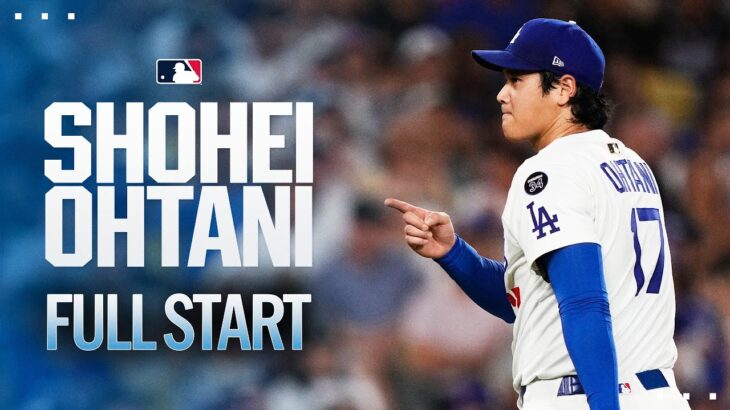 FULL START: Shohei Ohtani tosses five HITLESS innings, hits a HR for the Dodgers! 🤩 | 大谷翔平ハイライト