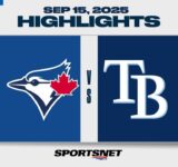 MLB Highlights | Blue Jays vs  Rays – September 15, 2025
