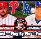 Los Angeles Dodgers vs Philadelphia Phillies ⚾ MLB Baseball 🟢 MLB Play By Play LIVE STREAM in 3D.